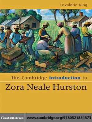 cover image of The Cambridge Introduction to Zora Neale Hurston